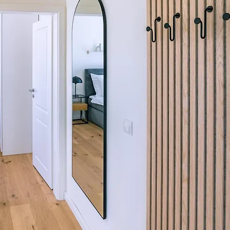 公寓 Kapitaenshaus Friedrich Franz - Premium 200 Meter Vom Und Alten Strom