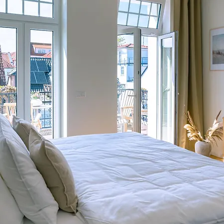 公寓 Kapitaenshaus Friedrich Franz - Premium 200 Meter Vom Und Alten Strom