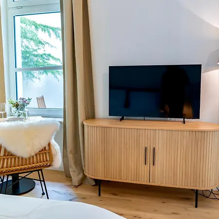 Daire Kapitaenshaus Friedrich Franz - Premium 200 Meter Vom Und Alten Strom *