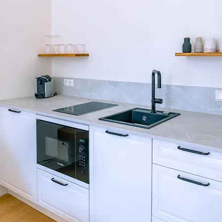 公寓 Kapitaenshaus Friedrich Franz - Premium 200 Meter Vom Und Alten Strom *