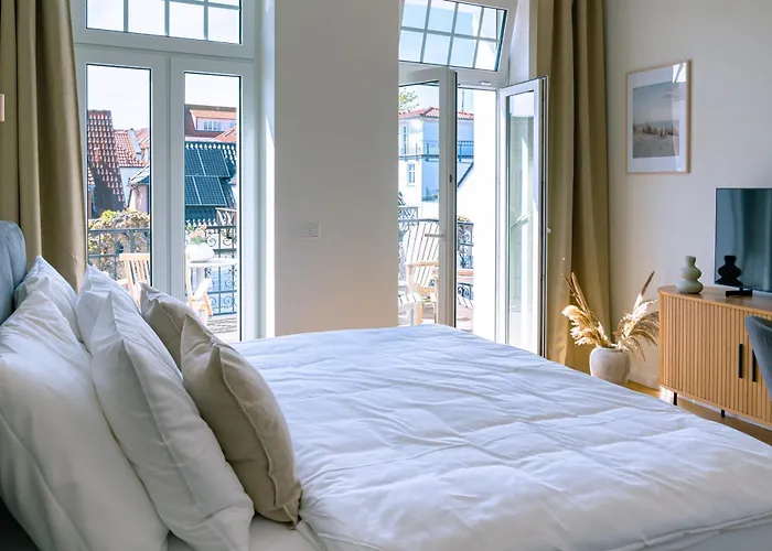 Apartment Kapitaenshaus Friedrich Franz - Premium 200 Meter Vom Und Alten Strom